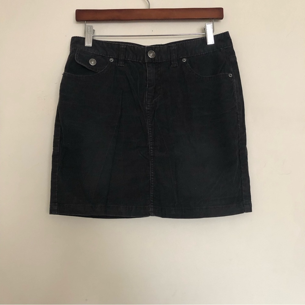Gap stretch velvet mini skirt